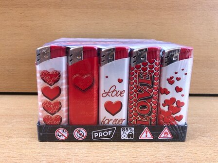 Box aanstekers &quot;Love&quot; 50 stuks.