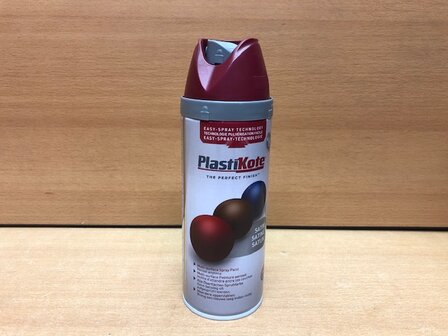 Spuitbus PlastiKote Satin Wine Red 400ml.