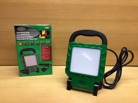 Werklamp LED IP 54  220 volt 30 watt.