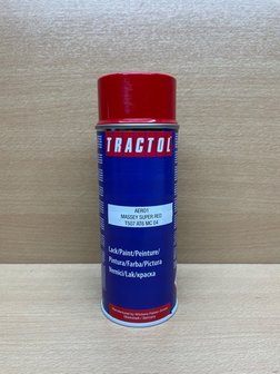 Spuitbus Tractol Massey Super Red 400ml.