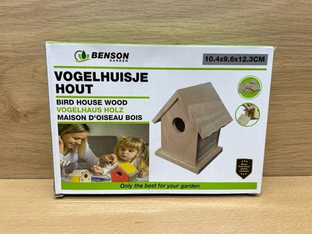 Vogelhuisje hout.