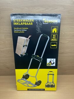 Steekwagen inklapbaar 65 kg.