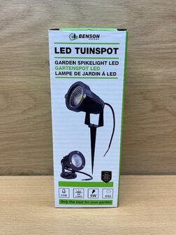 Tuinspot LED COB 5 watt 220 volt.