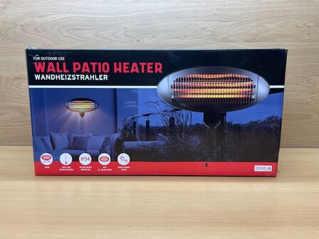 Heater terras wand 2000 watt.