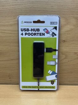 USB - hub 4 poorten.