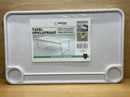 Tafel opklapbaar 57 x 35 x 23 cm.