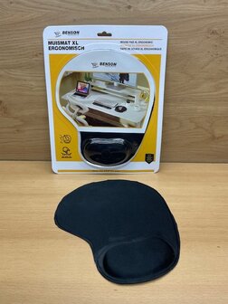 Muismat XL ergonomisch met gel pad.