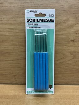 Schilmesjesset blauw 5 dlg.