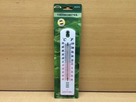 Thermometer Green Arrow kunststof 20cm.