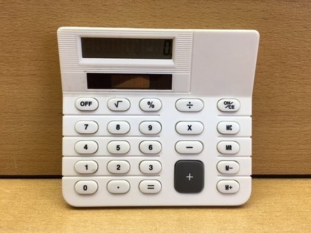 Calculator (rekenmachine) op zonne-energie.