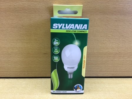 Spaarlamp Sylvania Homelight 827, E14 9 watt