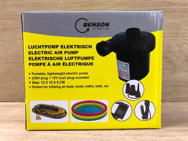 Luchtpomp electrisch 220 / 12 volt.