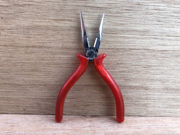 Puntbektang Knipex chroom 140mm.