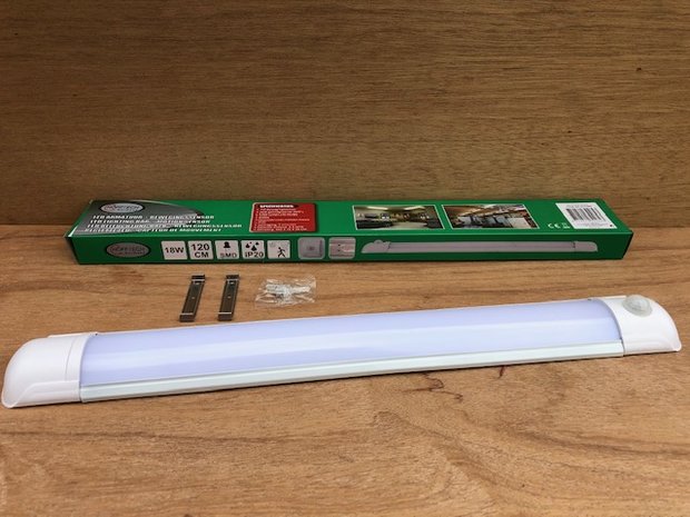 TL LED armatuur sensor 18 watt 60 cm.