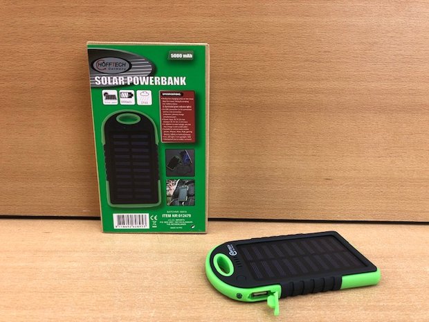 Powerbank solar 5000 mAh.