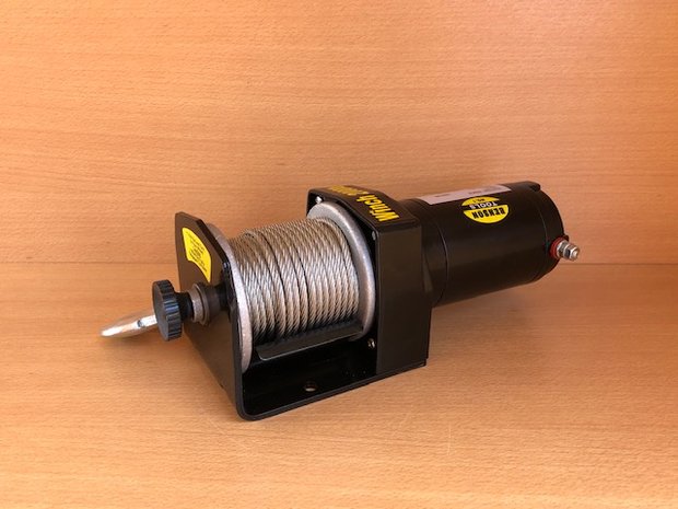 Lier electrisch 12 volt 1000 kg.