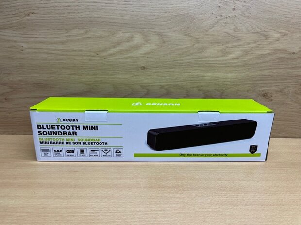 Soundbar mini bluetooth stereo.