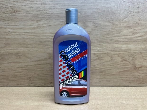 Motip CarCare colour polish licht rood 500ml.