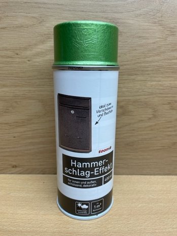 Spuitbus Toom hamerslag groen 400ml.