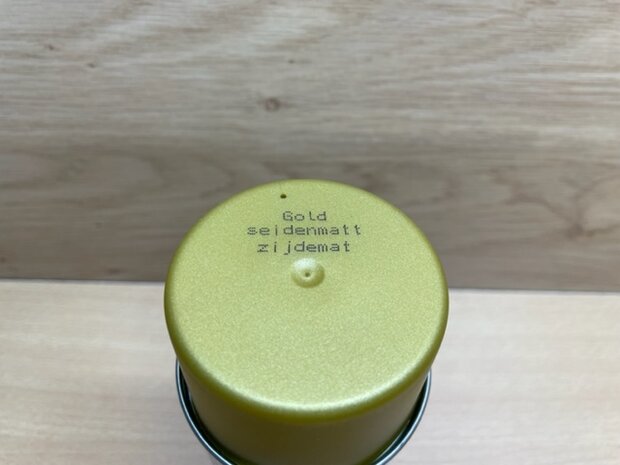 Spuitbus Caparol goud zijdemat 400ml.