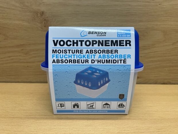 Vochtopnemer 2x 400g.