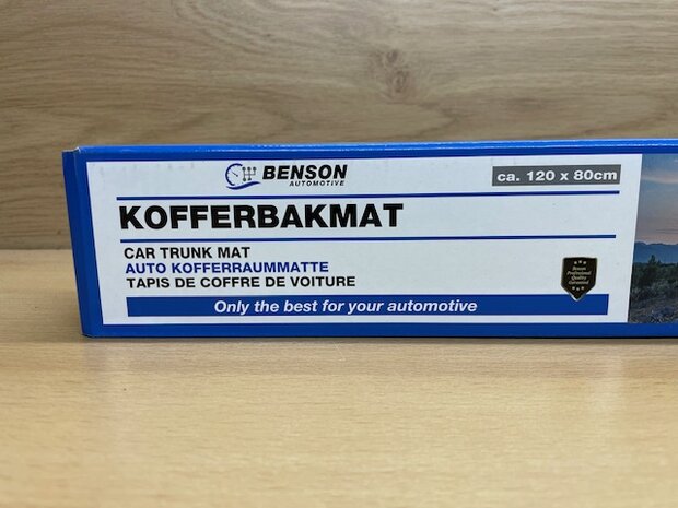 Kofferbakmat heavy duty 120x80cm.