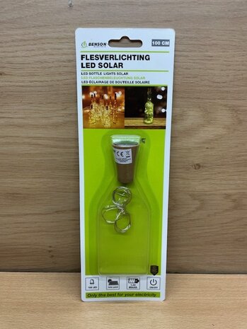 Flesverlichting LED solar.