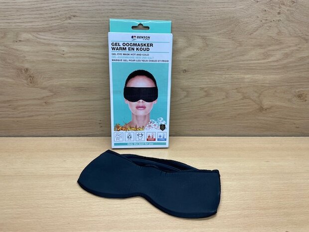 Gel oogmasker met warm / koud therapie.