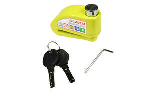 Schijfremslot Stahlex met alarm 7,0mm.