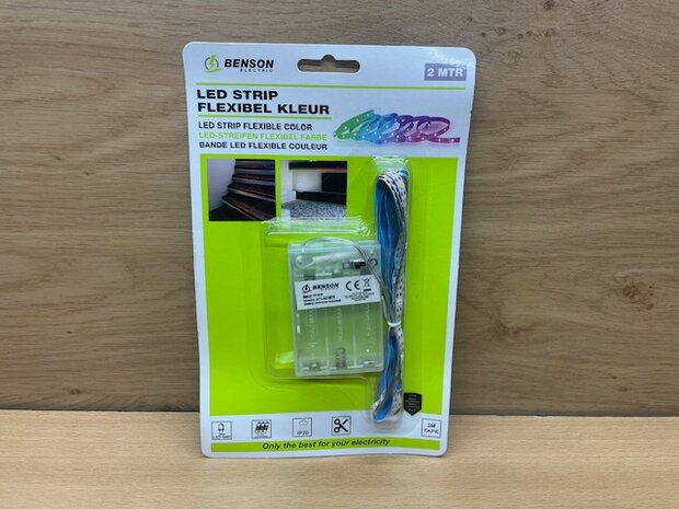 LED strip flexibel multi kleuren 2m.