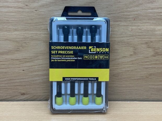 Precisie schroevendraaierset torx / philips 7 dlg.