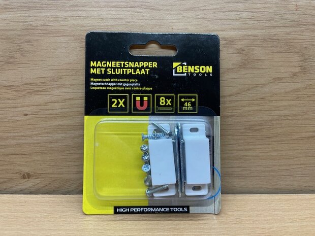 Magneetsluitingset met sluitplaat 46mm 2 dlg.