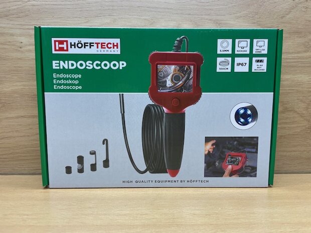 Endoscoop led 2,4 inch LCD Ø 5,5mm.