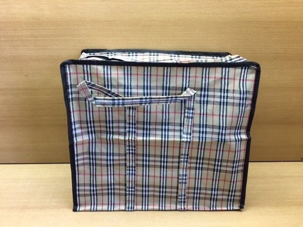 Tas opvouwbaar met rits 40x20x34 cm.