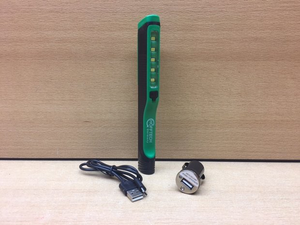 Looplampje 5+1 SMD led oplaadbaar.