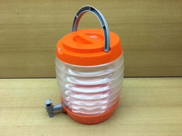 Watercontainer 5,5 liter oranje.